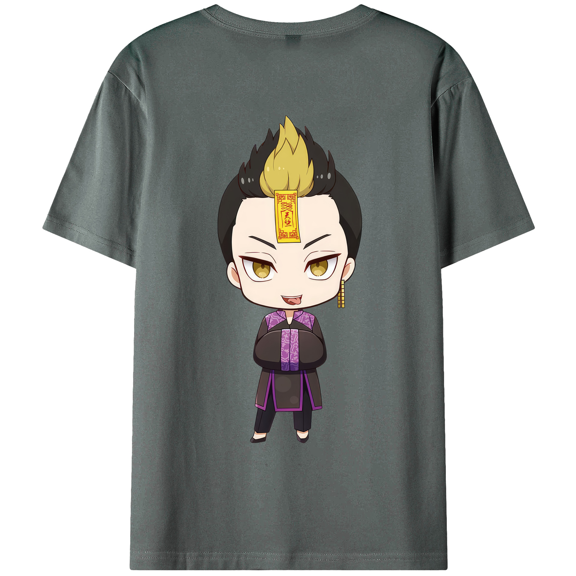 （画像用） 東京リベンジャーズ Tokyo Revengers 綿100％ メンズ半袖Tシャツ（バックプリント） 通気性